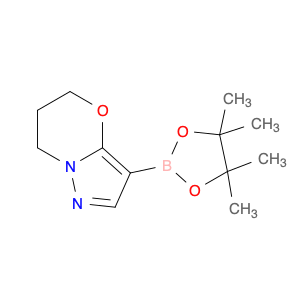 3-(4,4,5,5-tetramethyl-1,3,2-dioxaborolan-2-yl)-6,7-dihydro-5H-pyrazolo[5,1-b][1,3]oxazine