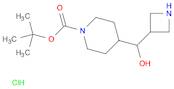 tert-butyl 4-[(azetidin-3-yl)(hydroxy)methyl]piperidine-1-carboxylate hydrochloride