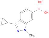 (3-Cyclopropyl-1-methylindazol-6-yl)boronic acid