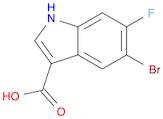 5-bromo-6-fluoro-1H-indole-3-carboxylic acid