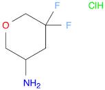 5,5-difluorotetrahydropyran-3-amine;hydrochloride