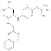 benzyl 2-[[(2R)-2-[[2-(tert-butoxycarbonylamino)acetyl]amino]-4-methyl-pentanoyl]amino]acetate