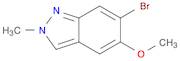 6-bromo-5-methoxy-2-methyl-2H-indazole