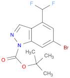 tert-butyl 6-bromo-4-(difluoromethyl)-1H-indazole-1-carboxylate