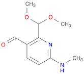 2-(dimethoxymethyl)-6-(methylamino)pyridine-3-carbaldehyde