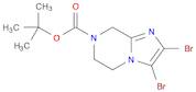 tert-butyl 2,3-dibromo-6,8-dihydro-5H-imidazo[1,2-a]pyrazine-7-carboxylate