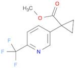 methyl 1-[6-(trifluoromethyl)-3-pyridyl]cyclopropanecarboxylate