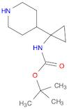 tert-butyl N-[1-(4-piperidyl)cyclopropyl]carbamate