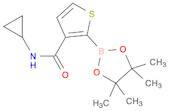 3-(N-Cyclopropylcarbamoyl)thiophene-2-boronic acid pinacol ester