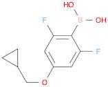 [4-(Cyclopropylmethoxy)-2,6-difluorophenyl]boronic acid