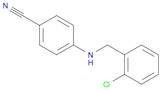 4-[[(2-氯苯基)甲基]氨基]苯腈