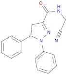 N-(氰甲基)-4,5-二氢-1,5-二苯基-1H-吡唑-3-甲酰胺