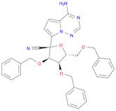 (2R,3R,4R,5R)-2-(4-aminopyrrolo[2,1-f][1,2,4]triazin-7-yl)-3,4-dibenzyloxy-5-(benzyloxymethyl)te...