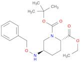 (2S,5R)-5-(benzyloxyamino)piperidin-1,2-dicarboxylic acid 1-tert-butyl ester 2-ethyl ester