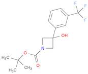 tert-butyl 3-hydroxy-3-[3-(trifluoromethyl)phenyl]azetidine-1-carboxylate