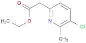 ethyl 2-(5-chloro-6-methyl-2-pyridyl)acetate