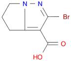 2-bromo-5,6-dihydro-4H-pyrrolo[1,2-b]pyrazole-3-carboxylic acid