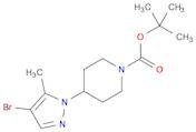 tert-butyl 4-(4-bromo-5-methylpyrazol-1-yl)piperidine-1-carboxylate