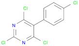 2,4,6-trichloro-5-(4-chlorophenyl)pyrimidine