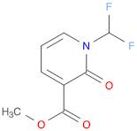 3-Pyridinecarboxylic acid, 1-(difluoromethyl)-1,2-dihydro-2-oxo-, methylester