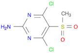 4,6-dichloro-5-methylsulfonylpyrimidin-2-amine