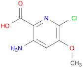 3-amino-6-chloro-5-methoxy-pyridine-2-carboxylic acid