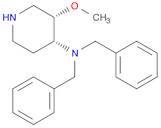 4-Piperidinamine, 3-methoxy-N,N-bis(phenylmethyl)-, (3S,4R)-