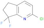 2-chloro-7,7-difluoro-5,6-dihydrocyclopenta[b]pyridine