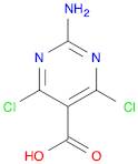 2-amino-4,6-dichloro-pyrimidine-5-carboxylic acid