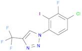 1-(4-chloro-3-fluoro-2-iodo-phenyl)-4-(trifluoromethyl)triazole