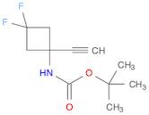 tert-butyl N-(1-ethynyl-3,3-difluoro-cyclobutyl)carbamate