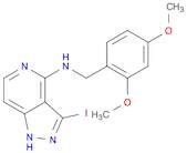 N-[(2,4-dimethoxyphenyl)methyl]-3-iodo-1H-pyrazolo[4,3-c]pyridin-4-amine