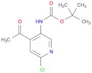 tert-butyl N-(4-acetyl-6-chloro-3-pyridyl)carbamate