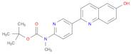 tert-butyl N-[5-(6-hydroxy-2-quinolyl)-2-pyridyl]-N-methyl-carbamate