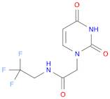 2-(2,4-dioxopyrimidin-1-yl)-N-(2,2,2-trifluoroethyl)acetamide