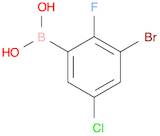 3-Bromo-5-chloro-2-fluorophenylboronic acid