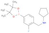 4-(N-Cyclopentylaminomethyl)-3-fluorophenylboronic acid, pinacol ester