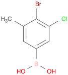 4-Bromo-3-chloro-5-methylphenylboronic acid