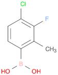 4-Chloro-3-fluoro-2-methylphenylboronic acid