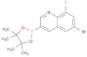 6-Bromo-8-fluoroquinoline-3-boronic acid pinacol ester