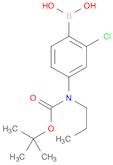 4-(N-BOC-N-Propylamino)-2-chlorophenylboronic acid