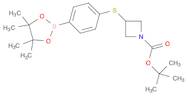 4-[(N-BOC-Azetidin-3-yl)sulfanyl]phenylboronic acid, pinacol ester