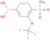 [4-Methanesulfonyl-3-(trifluoromethoxy)phenyl]boronic acid