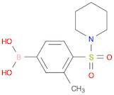 [3-methyl-4-(piperidine-1-sulfonyl)phenyl]boronic acid