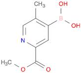 2-(Methoxycarbonyl)-5-methylpyridine-4-boronic acid