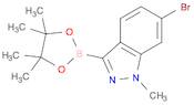 6-Bromo-1-methyl-3-(4,4,5,5-tetramethyl-1,3,2-dioxaborolan-2-yl)-indazole