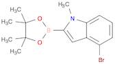 4-Bromo-1-methyl-2-(4,4,5,5-tetramethyl-1,3,2-dioxaborolan-2-yl)-indole