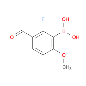 (2-Fluoro-3-formyl-6-methoxyphenyl)boronic acid