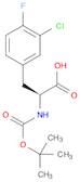 (S)-2-((tert-butoxycarbonyl)amino)-3-(3-chloro-4-fluorophenyl)propanoic acid