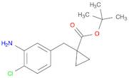 tert-butyl 1-[(3-amino-4-chlorophenyl)methyl]cyclopropane-1-carboxylate